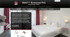 Desktop Screenshot of paxhotel.com